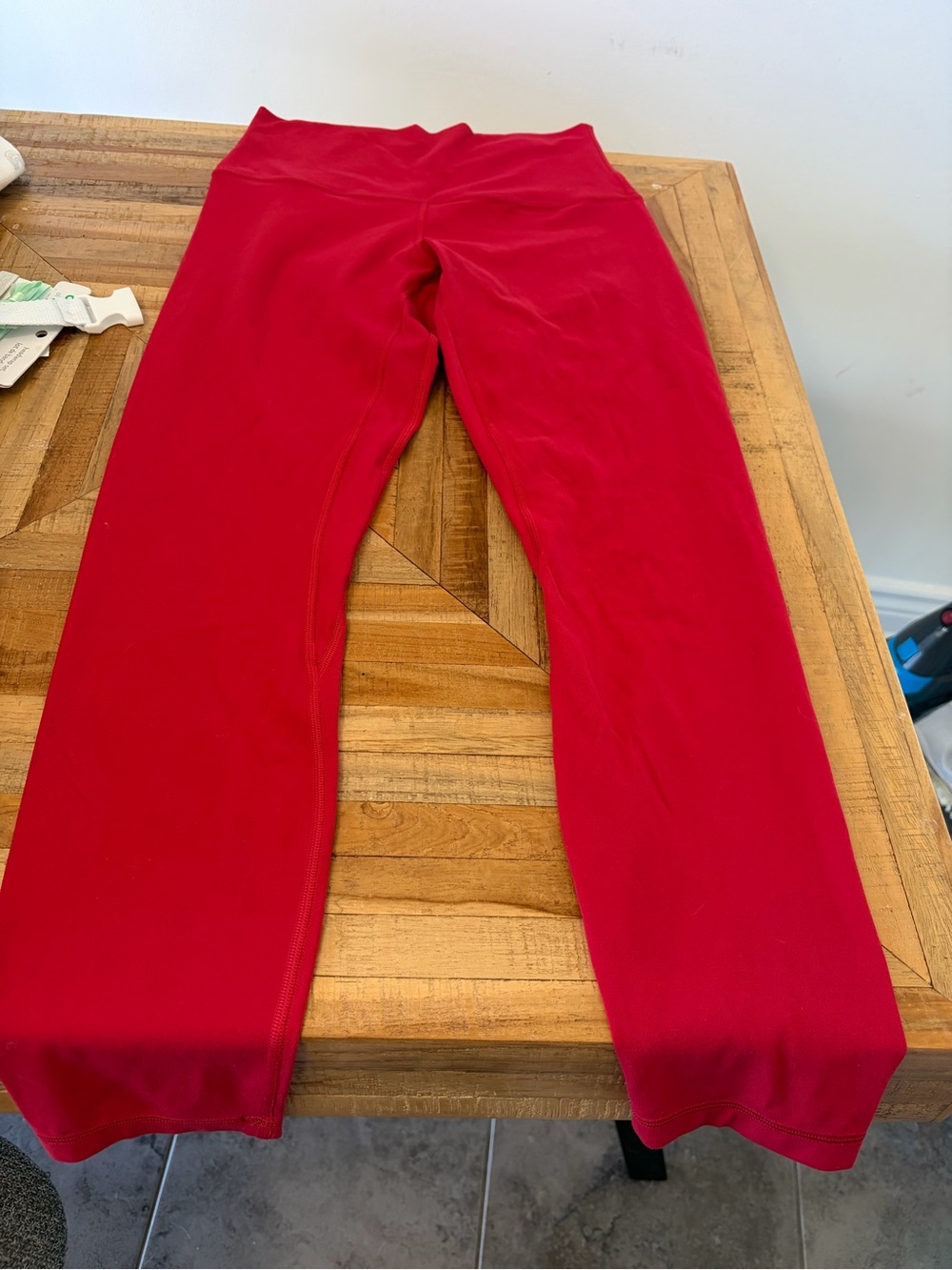 lululemon athletica womens Red align Leggings size 6 y2k Canada Day festive